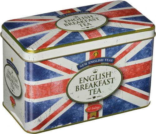 New English Teas "Union Jack" Angol reggeli tea Fémdobozban 80g