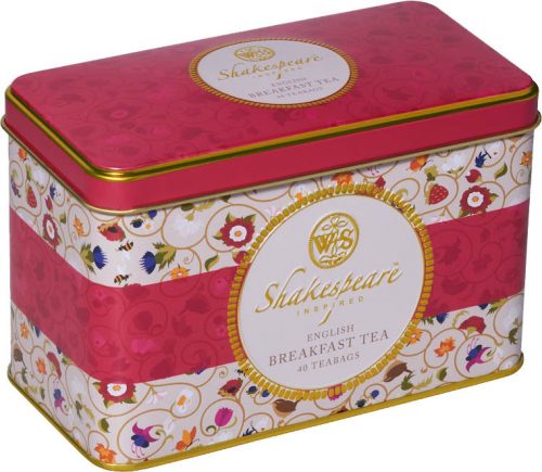 New English Teas "Shakespeare" Angol reggeli tea Fémdobozban 80g