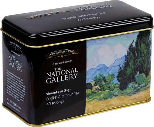 New English Teas "Van Gogh - Búzamező" Angol délutáni tea Fémdobozban 80g