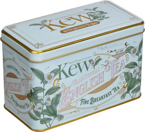 New English Teas "Kew Garden" Angol délutáni tea Fémdobozban 80g